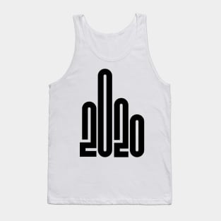 2020 Logo Aesthetic Middle Finger Humorous Science Teachers Tank Top